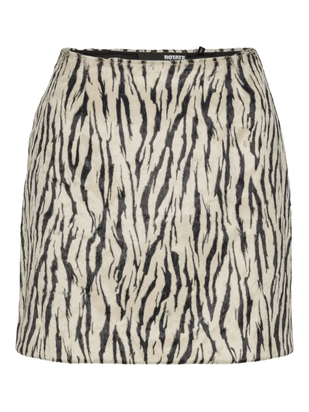 ROTATE BIRGER CHRISTENSEN zebra print skirt - Toni neutri