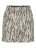 ROTATE BIRGER CHRISTENSEN zebra print skirt - Neutrals