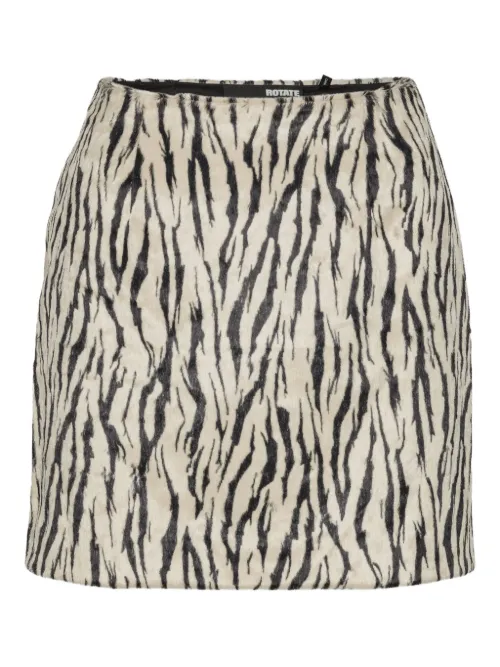 Jupe à motif zébré - ROTATE BIRGER CHRISTENSEN - Modalova