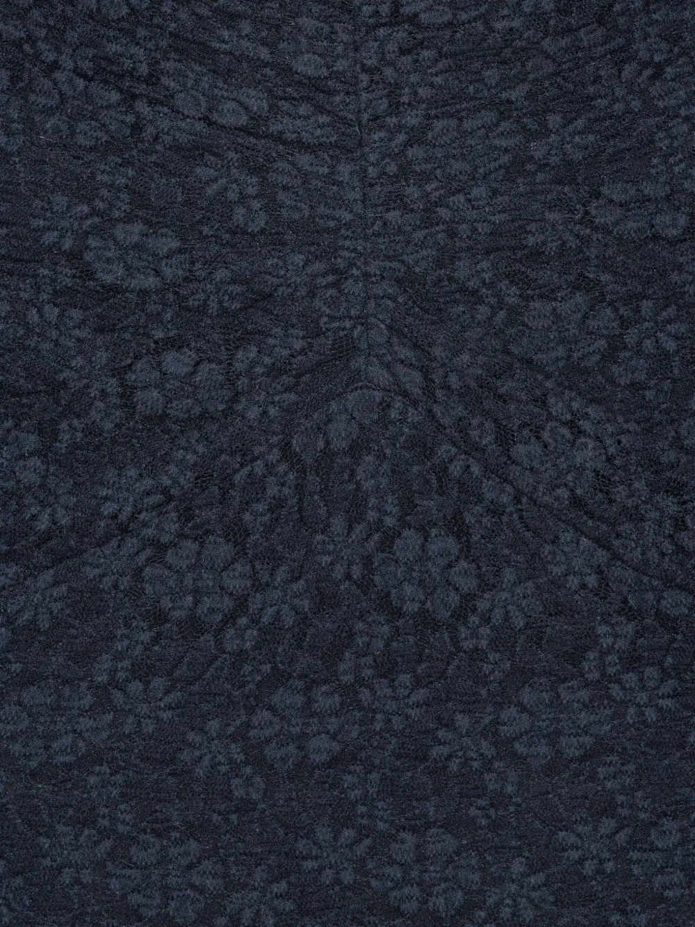 ROTATE BIRGER CHRISTENSEN Midi-jurk met bloemenkant Blauw