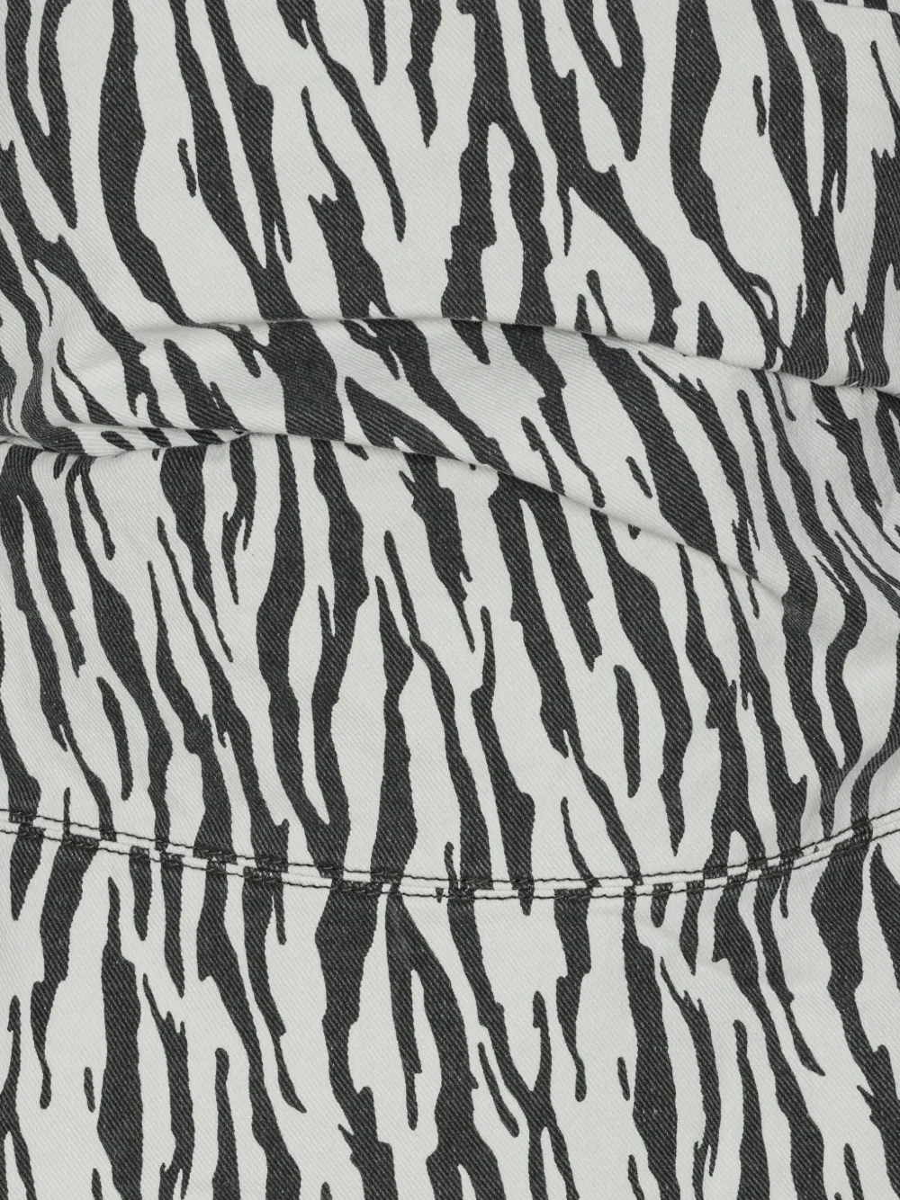 ROTATE BIRGER CHRISTENSEN Strapless top met zebraprint Blauw