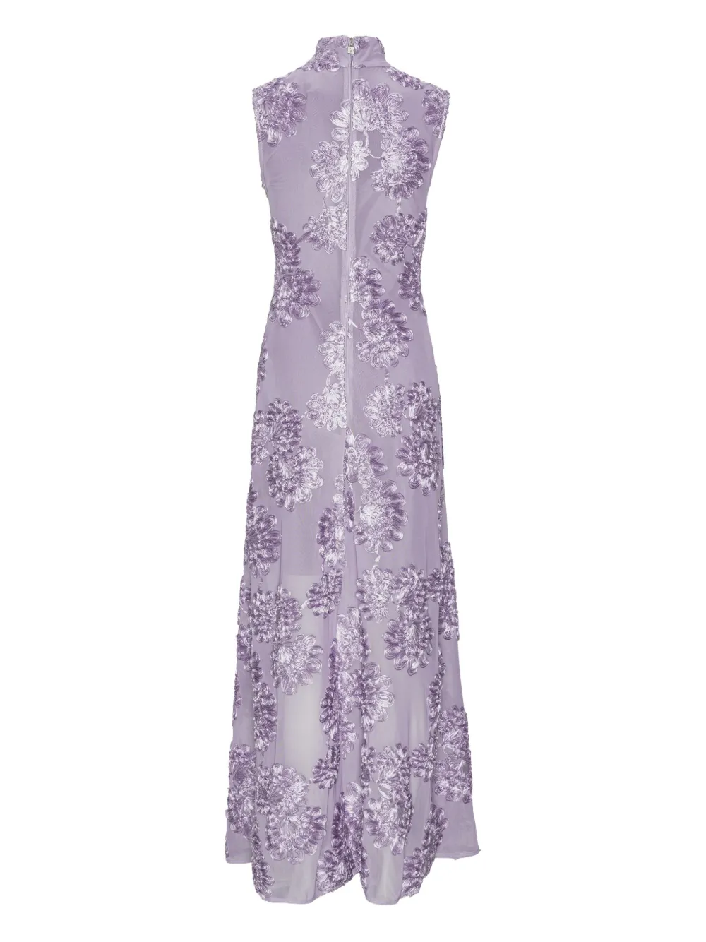 ROTATE BIRGER CHRISTENSEN Maxi-jurk met bloemenmesh Paars