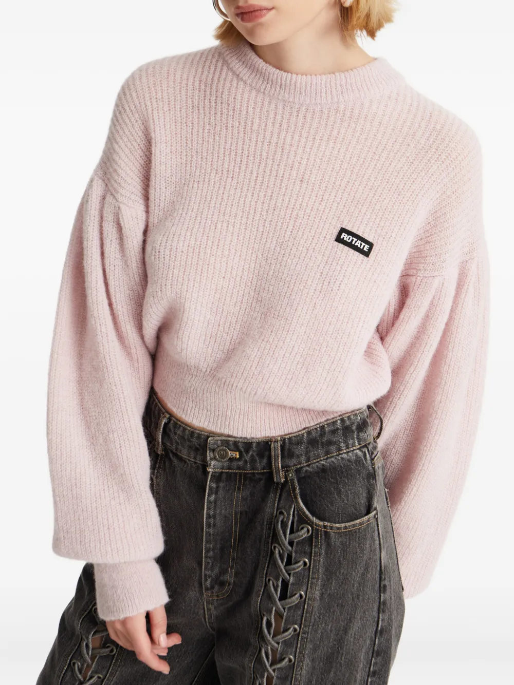 ROTATE BIRGER CHRISTENSEN Cropped trui Roze