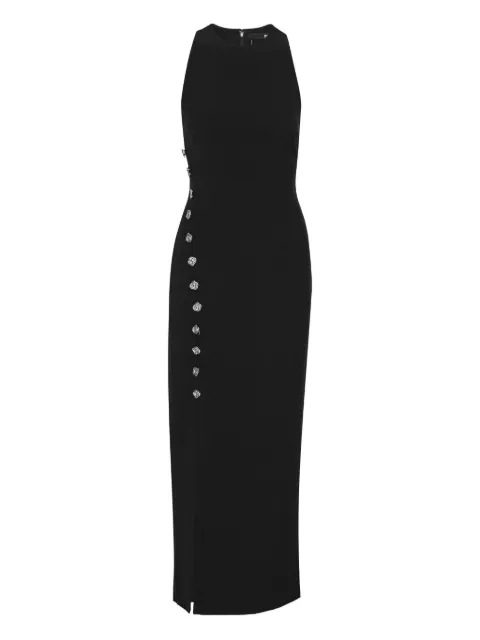 ROTATE BIRGER CHRISTENSEN button-embellished midi dress