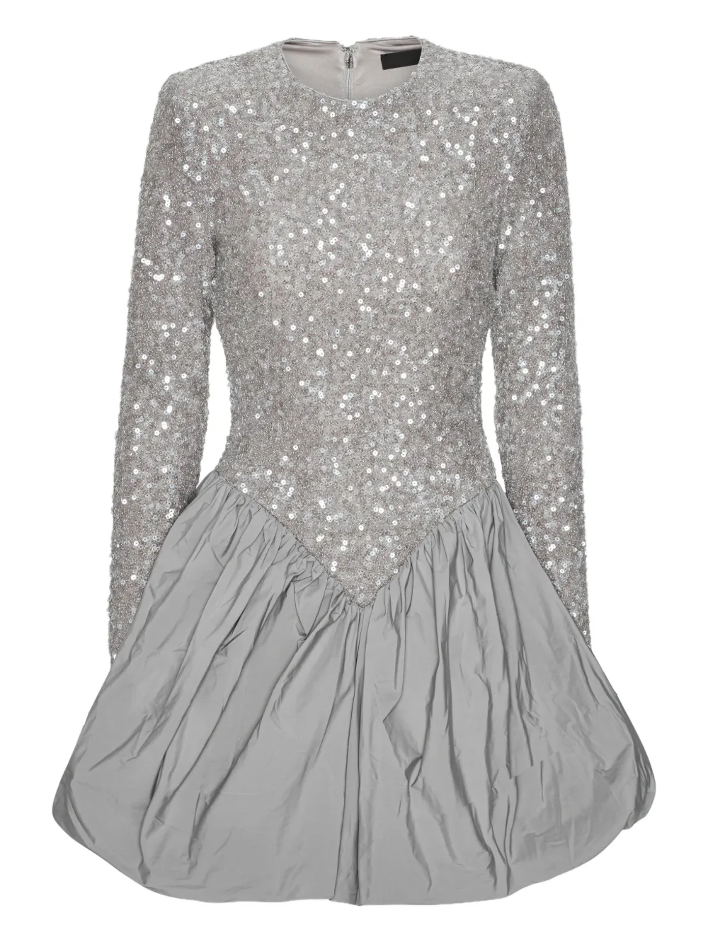 ROTATE BIRGER CHRISTENSEN sequin-embellished bubble mini dress | Grey | Image 1