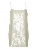 ROTATE BIRGER CHRISTENSEN sequin-embellished mini dress - Neutrals