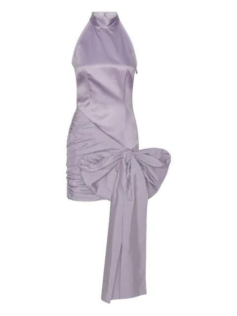 ROTATE BIRGER CHRISTENSEN halter-neck bow-detail dress