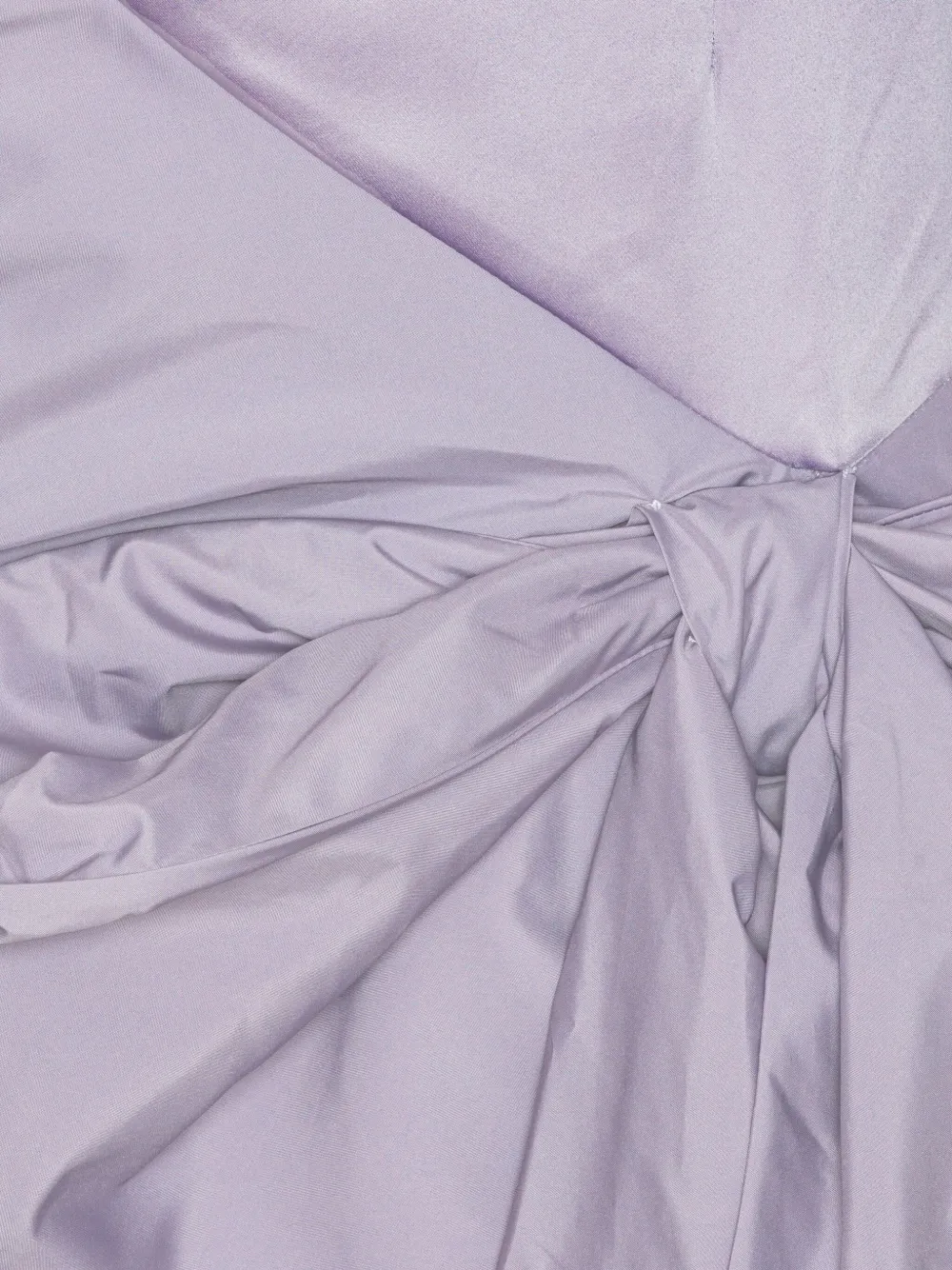 ROTATE BIRGER CHRISTENSEN Jurk met halternek en strikdetail Paars