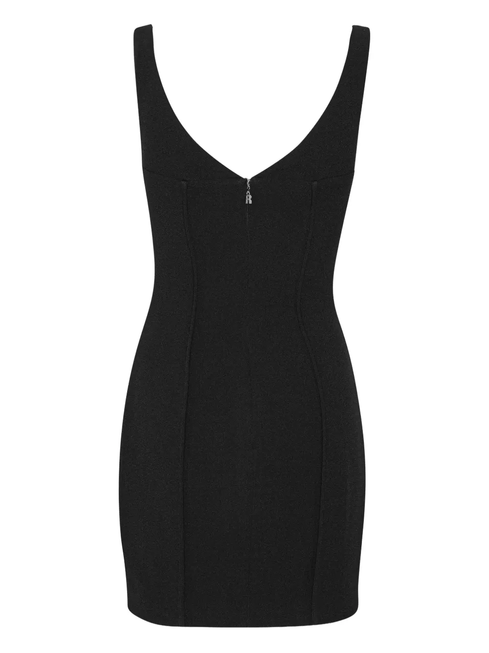 ROTATE BIRGER CHRISTENSEN Mini-jurk met roosknopen Zwart
