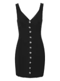 ROTATE BIRGER CHRISTENSEN rose-buttoned mini dress - Black
