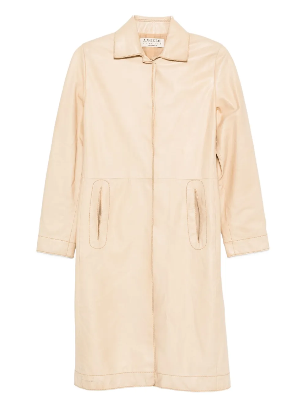 A.N.G.E.L.O. Vintage Cult 2000s レザーコート - ブラウン A.N.G.E.L.O. Vintage Cult 2000s レザーコート - ブラウン