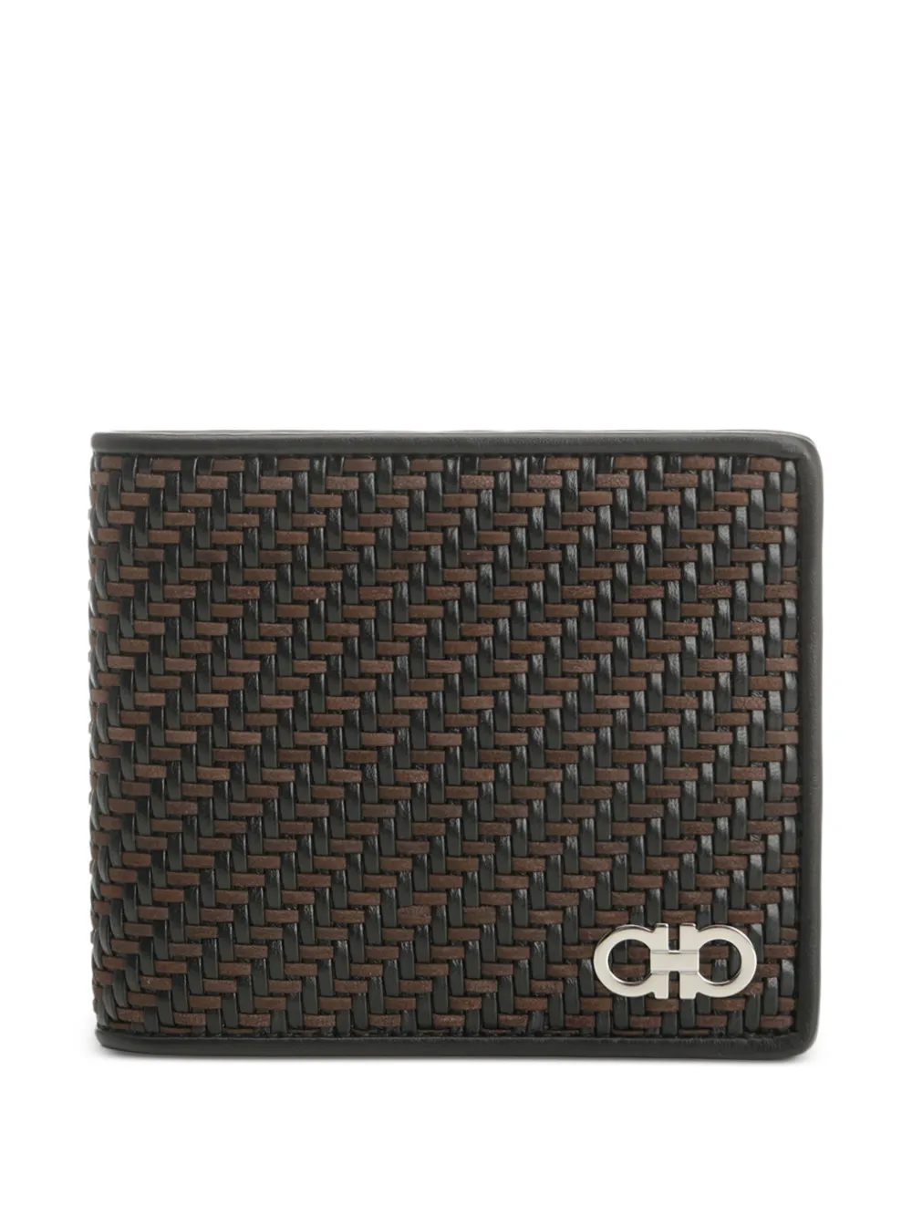 Ferragamo Leren portemonnee Bruin