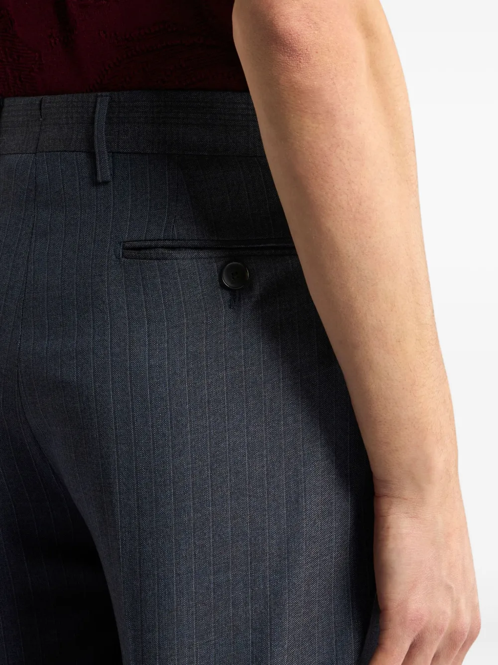 ETRO Pak met krijtstreep Blauw