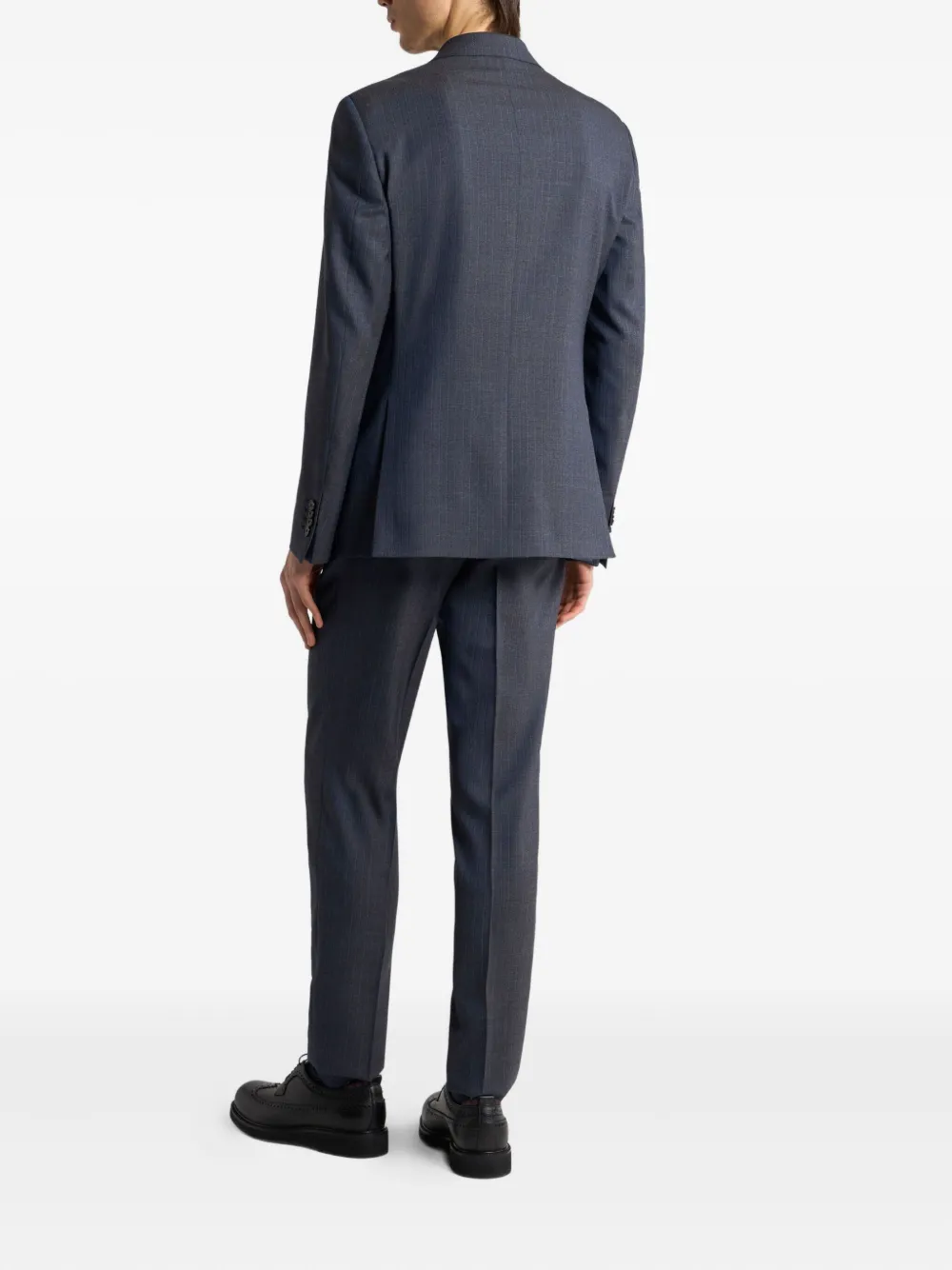 ETRO ストライプ スーツ | ブルー | FARFETCH JP