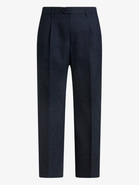 ETRO pantalones con estampado de cachemira