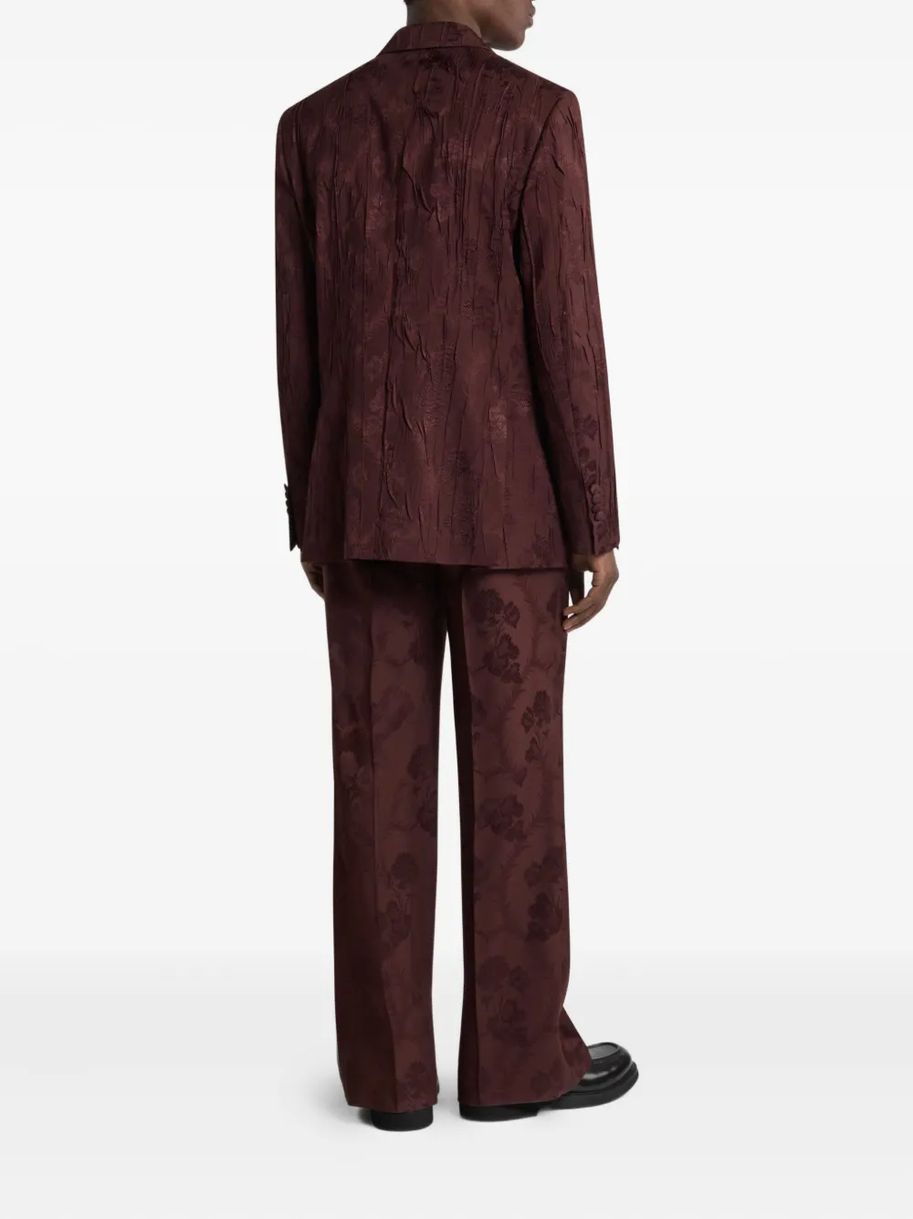 ETRO Geplooid jack met bloemenprint Rood