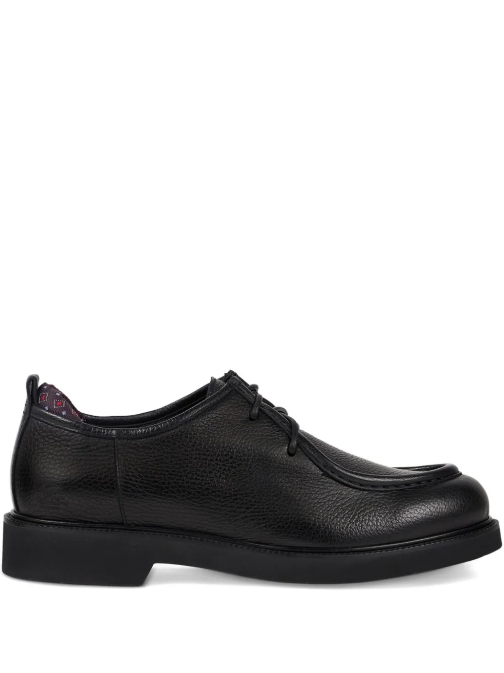 ETRO leather lace-up Derby shoes Black