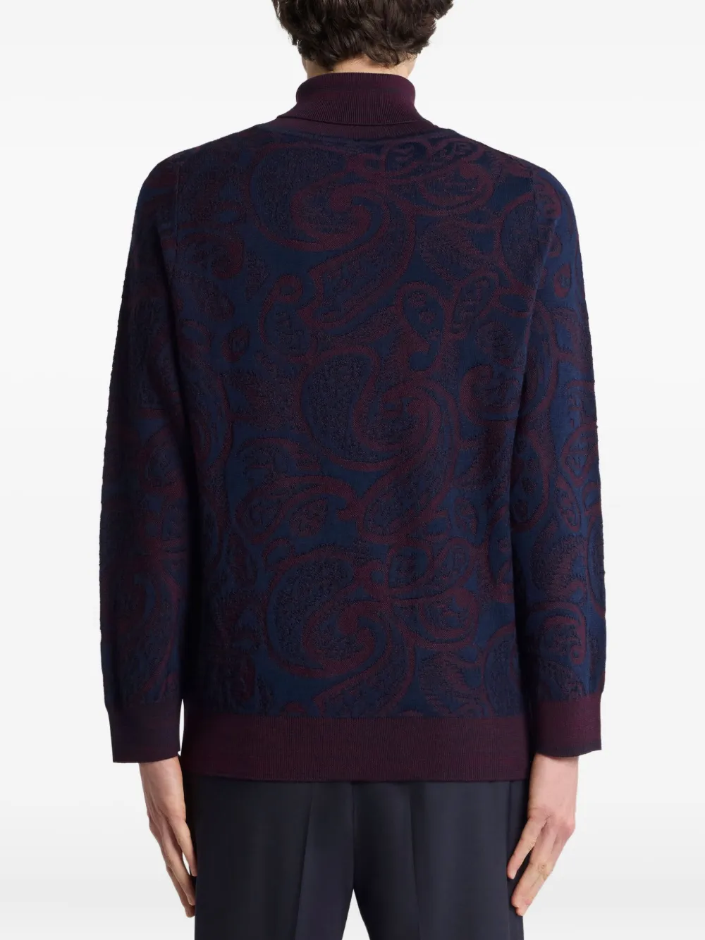 ETRO Coltrui met paisley-jacquard Blauw