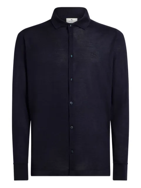 ETRO cashmere-silk embroidered cardigan