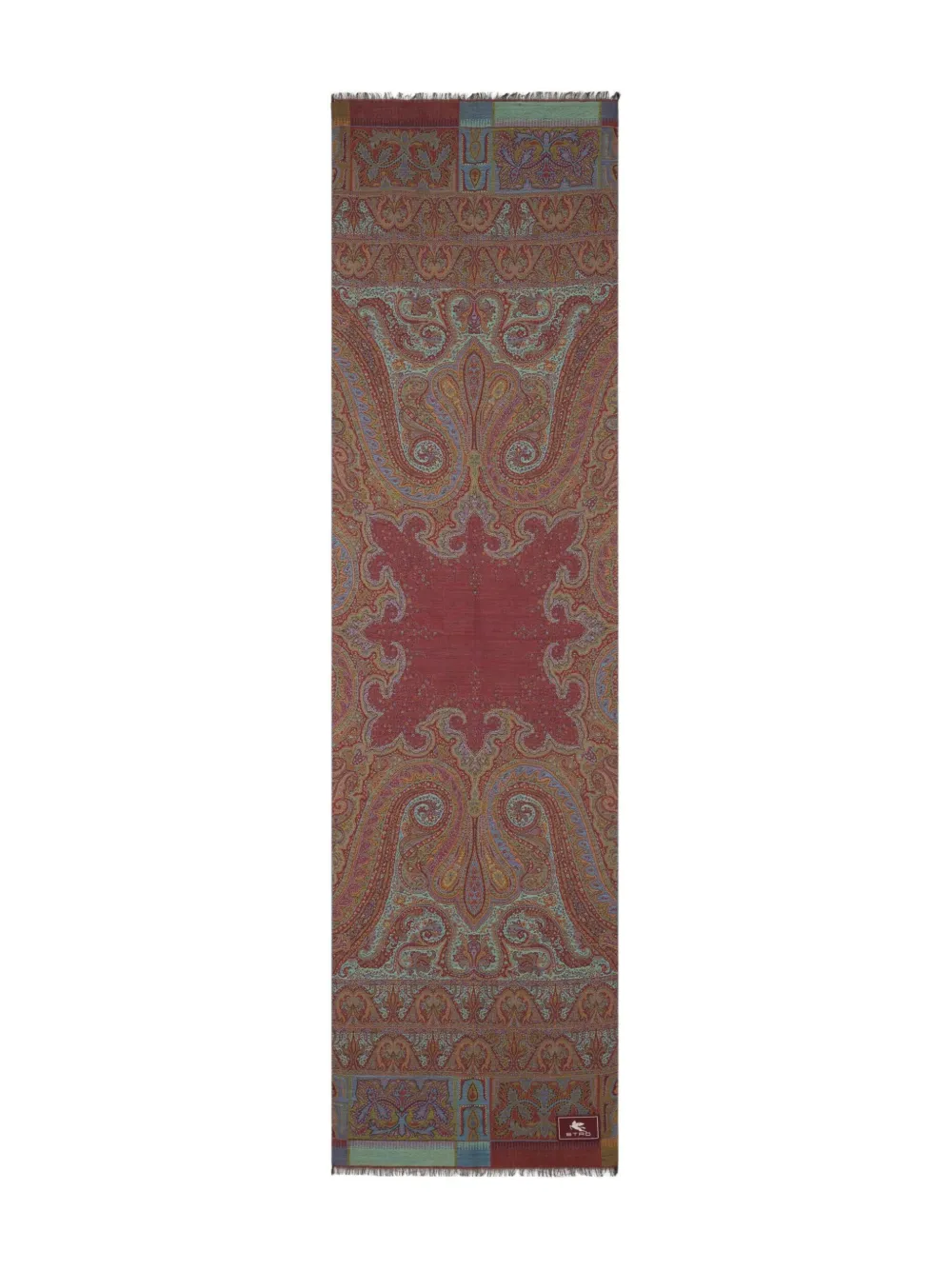 ETRO Sjaal met paisley jacquard Rood