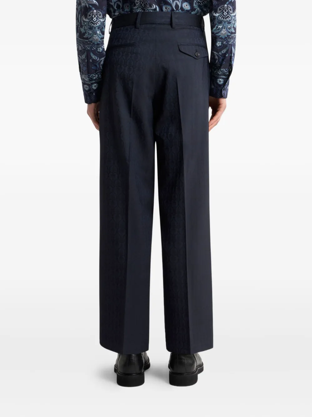 ETRO Wollen broek Blauw