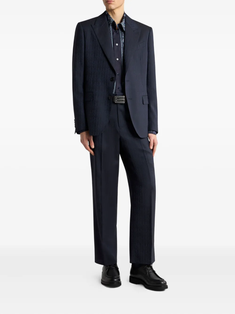 ETRO Wollen broek - Blauw