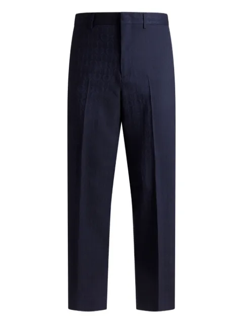 ETRO jacquard wool trousers