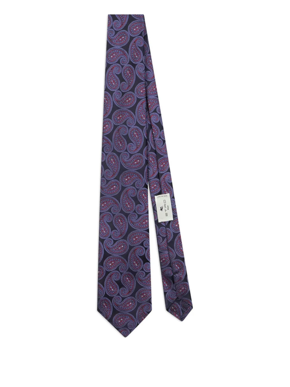 ETRO paisley-pattern jacquard tie | Red | Image 1