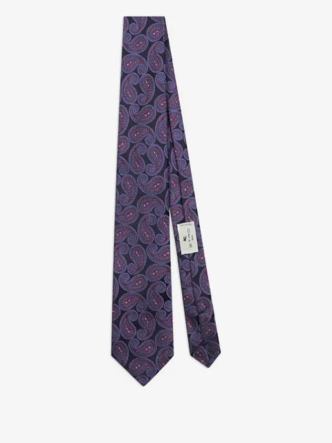 ETRO cravate à motif cachemire en jacquard