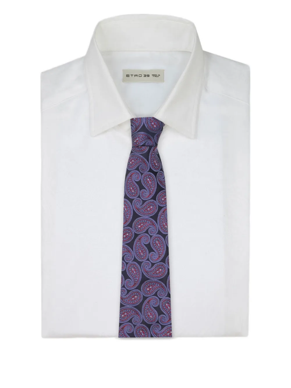 ETRO Stropdas met paisley-jacquard Rood