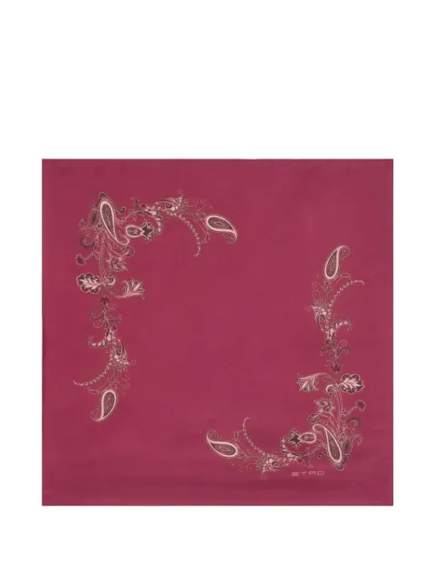ETRO 페이즐리 프린트 포켓 스퀘어