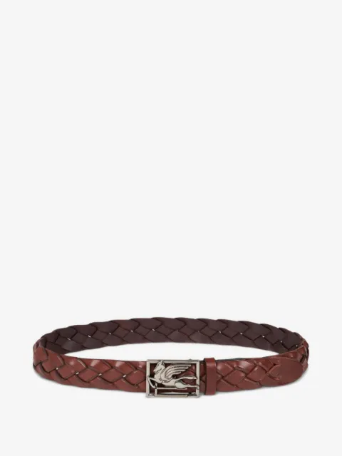ETRO Cintura in pelle intrecciata