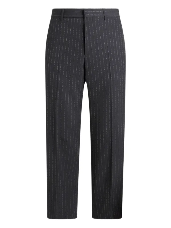 ETRO ストライプ スラックス グレー ETRO ストライプ パンツ | グレー | FARFETCH JP