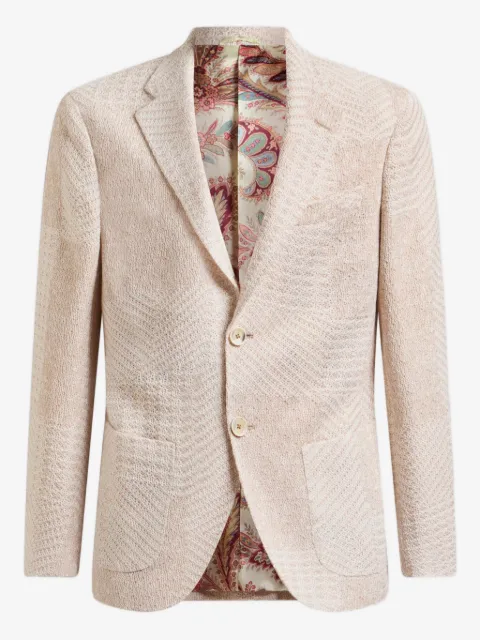 ETRO herringbone-pattern blazer