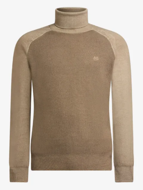 ETRO Pegaso logo turtleneck sweater