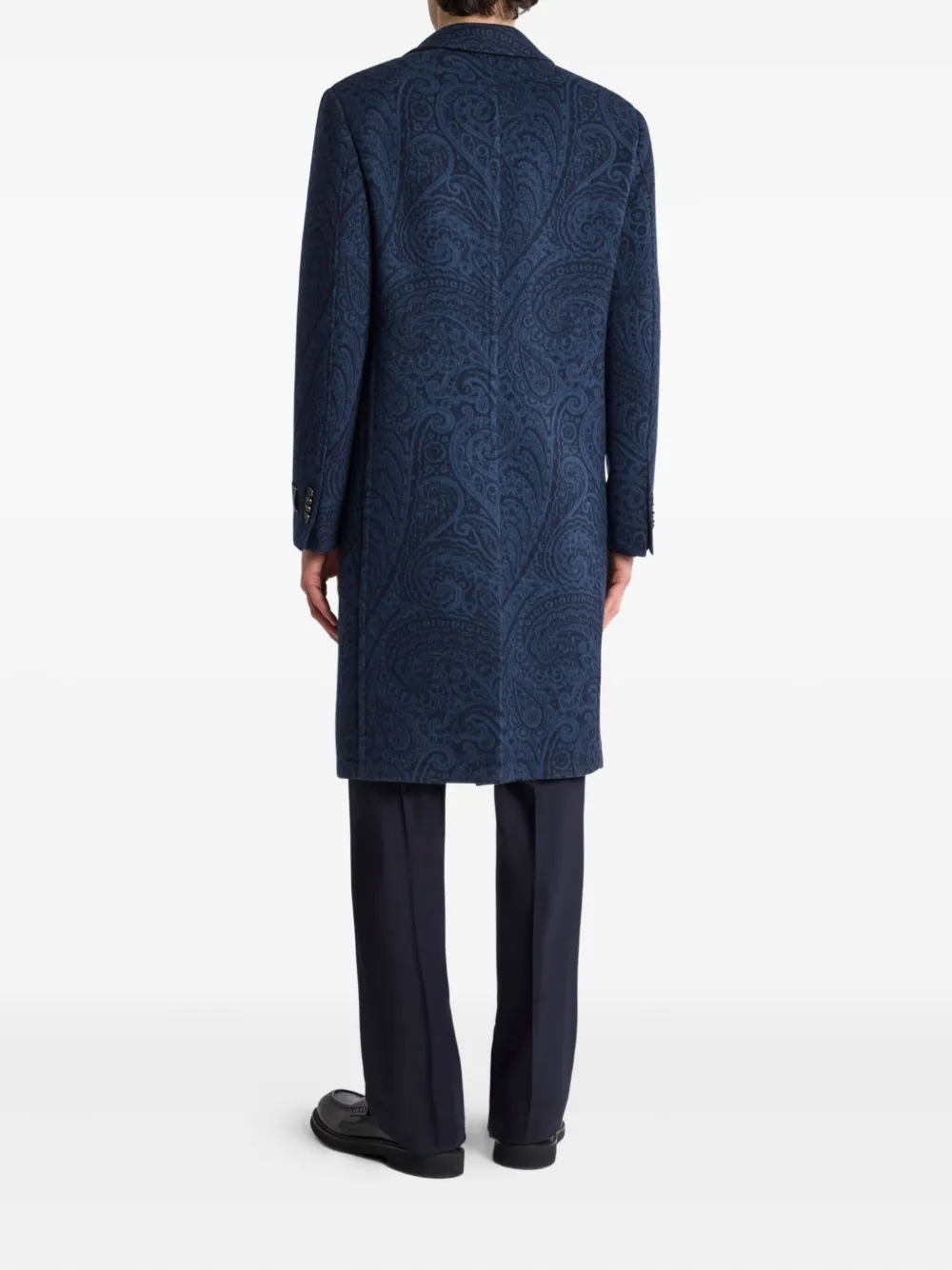 ETRO Jas met paisley-jacquard Blauw