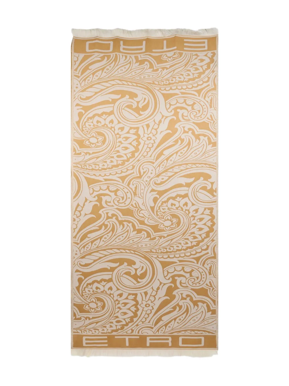 ETRO Sjaal met paisley-print Beige