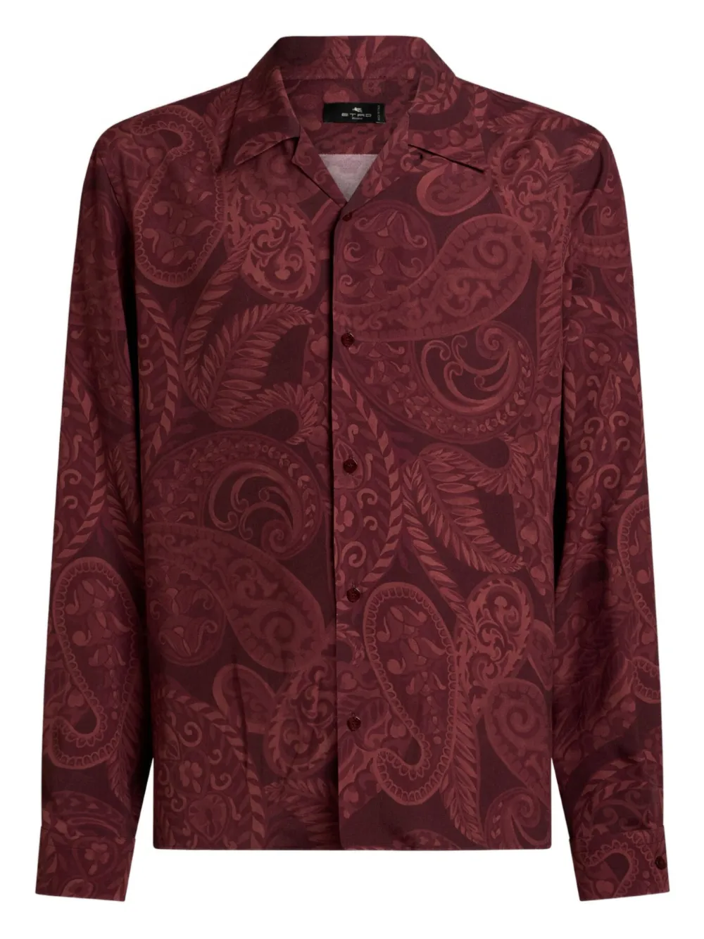 ETRO paisley-print shirt Rood