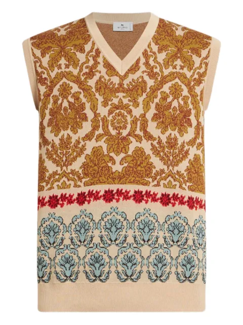 ETRO jacquard-pattern waistcoat