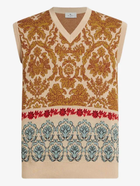 ETRO صديري بنقش جاكار