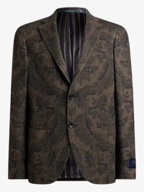 ETRO blazer con estampado de cachemira