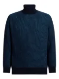 ETRO ribbed turtleneck sweater - Blue