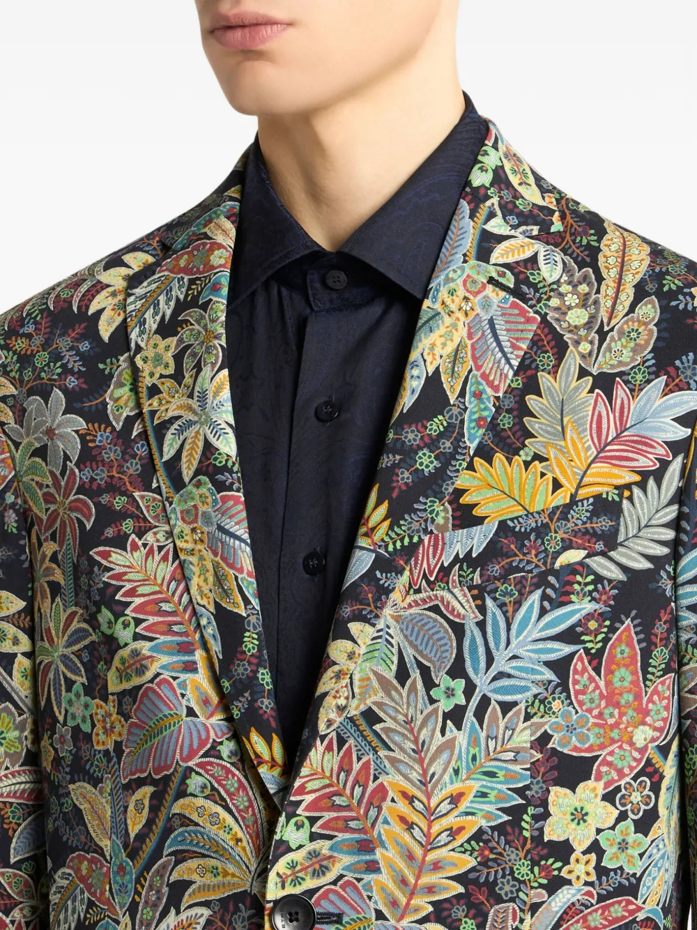 ETRO Blazer met bloemenprint Geel