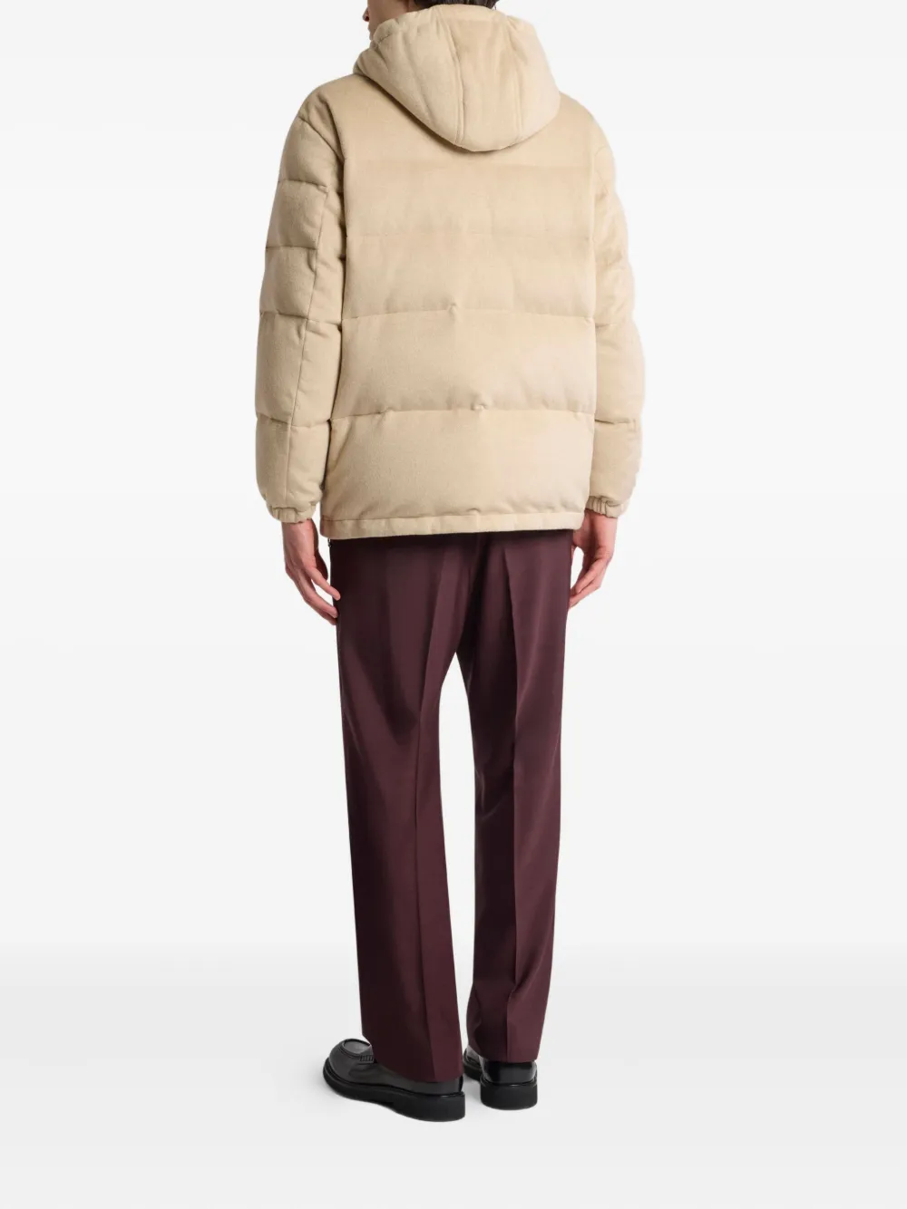 ETRO Donsjack met capuchon Beige