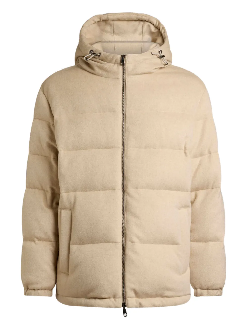 ETRO hooded down jacket | Neutrals | Image 1