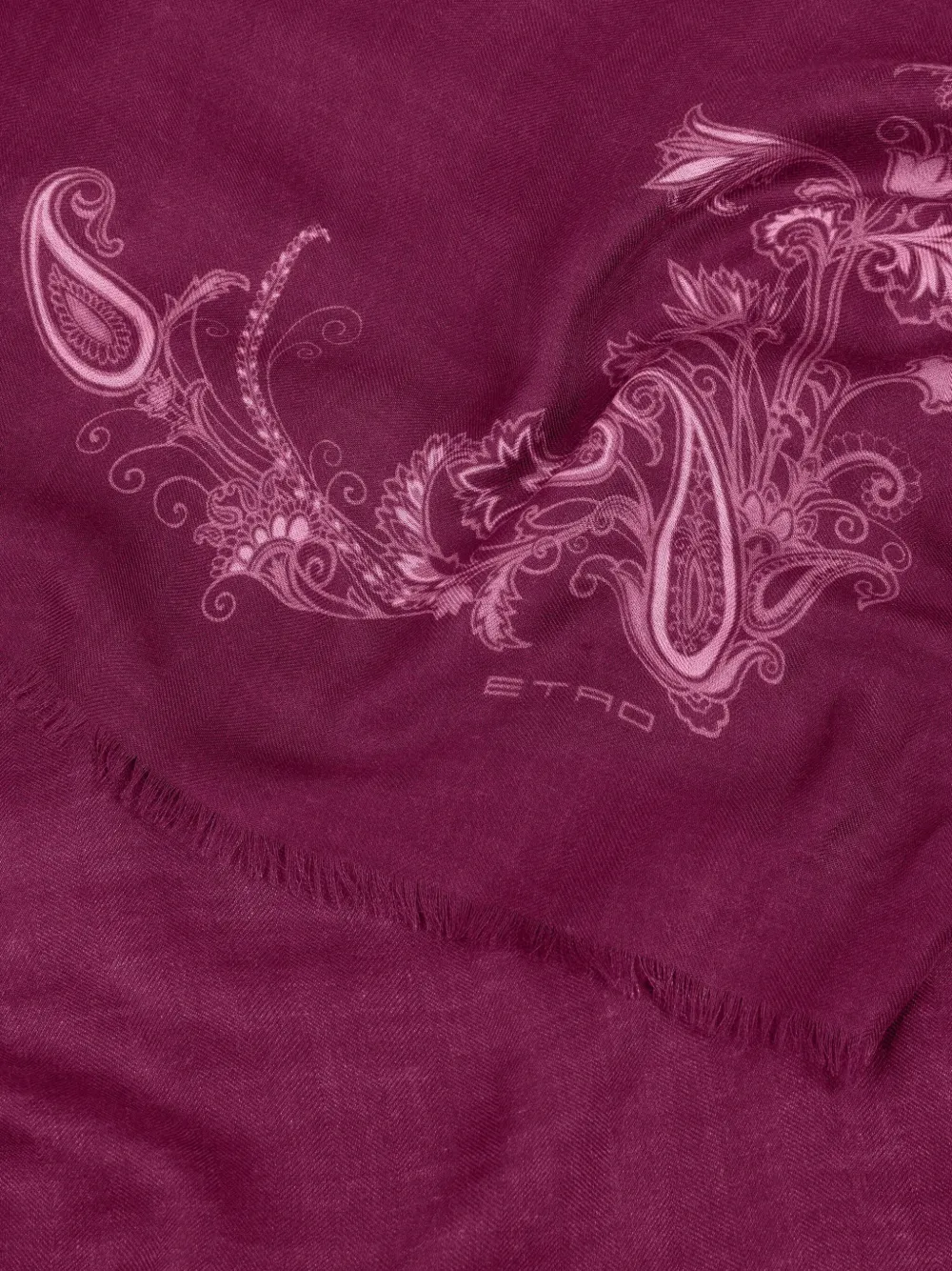 ETRO Sjaal met paisley-print Paars