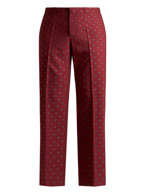 ETRO geometric-pattern trousers