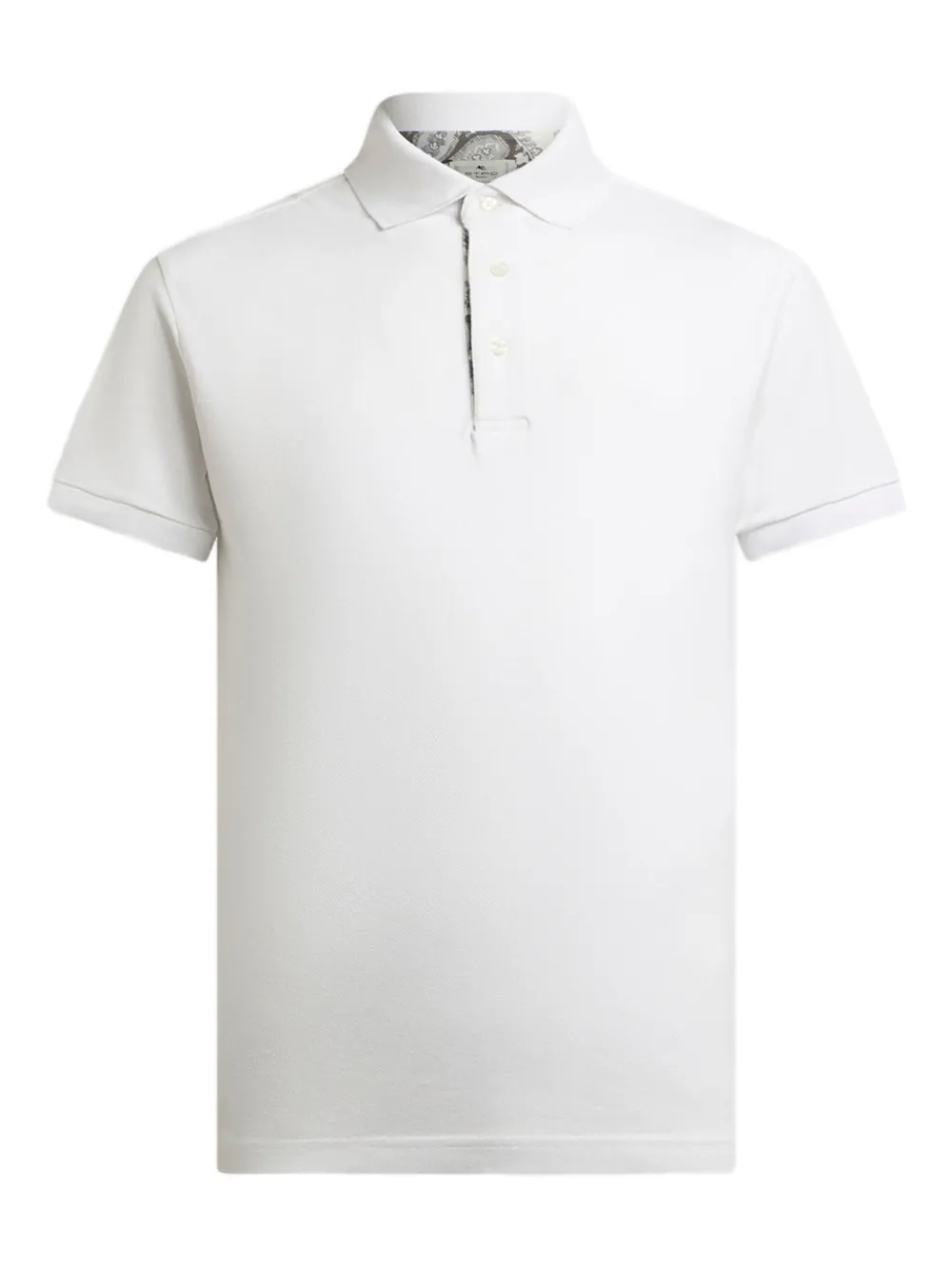 ETRO pegasus-pattern polo shirt Wit