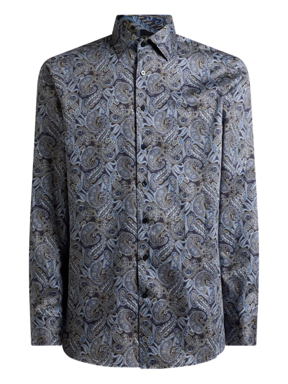 ETRO Overhemd met paisley-print Blauw