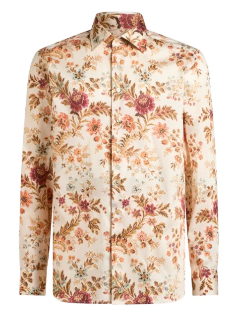 ETRO floral-print long-sleeves shirt